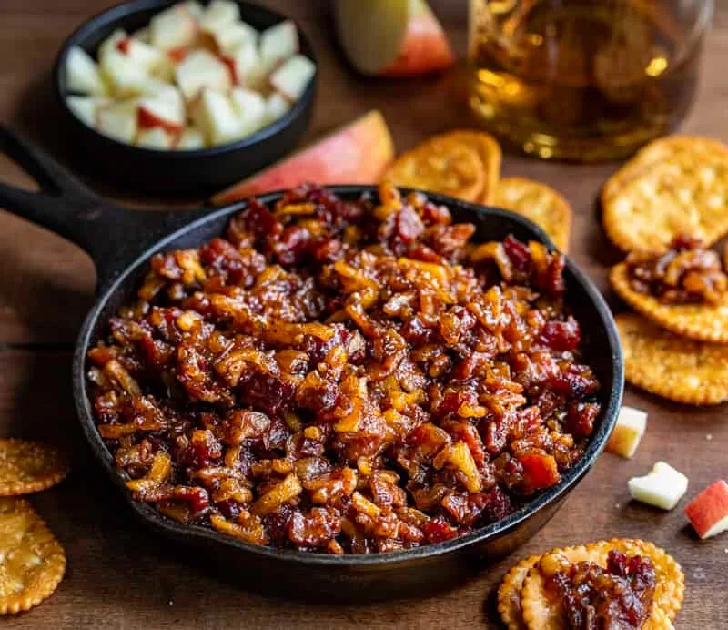 Apple Whiskey Bacon Jam Recipe 1 Apple Whiskey Bacon Jam