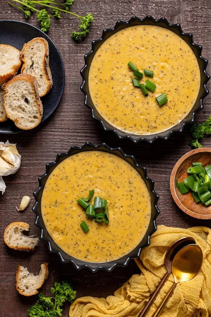 Garlic Cheddar Potato Soup Recipe 3 Garlic Cheddar Potato Soup