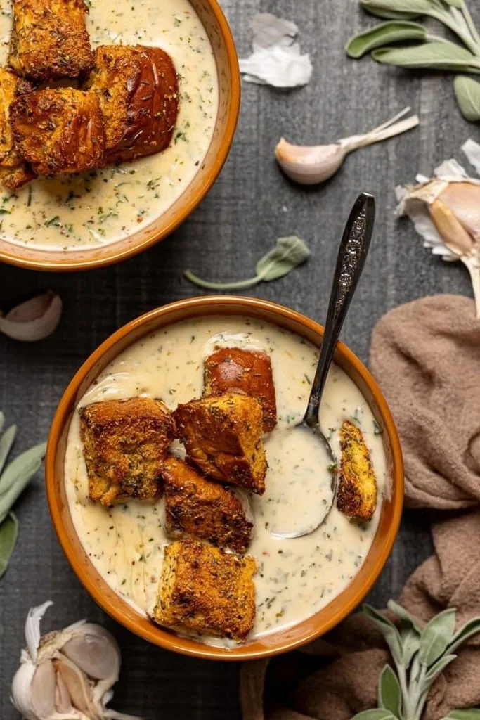 Garlic Bread Soup Recipe 1 Garlic Bread Soup