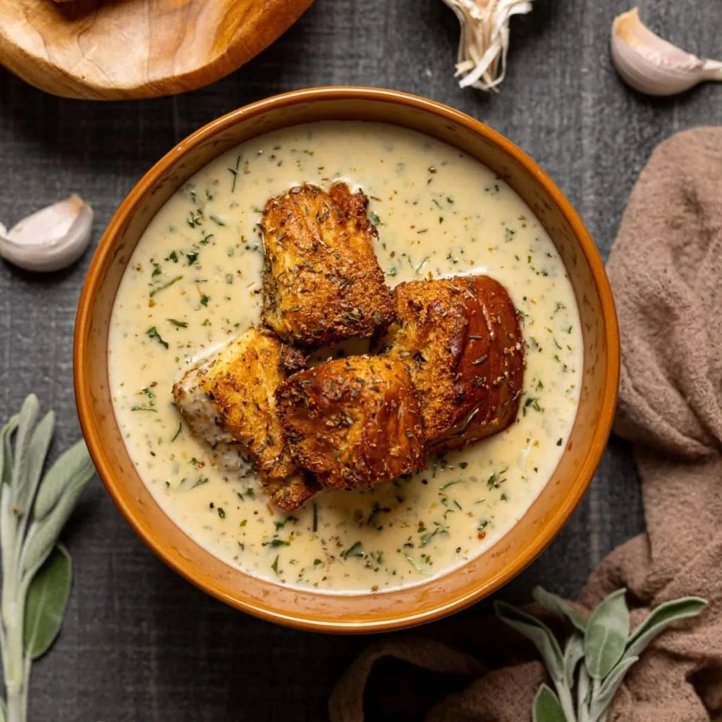 Garlic Bread Soup Recipe 2 Garlic Bread Soup