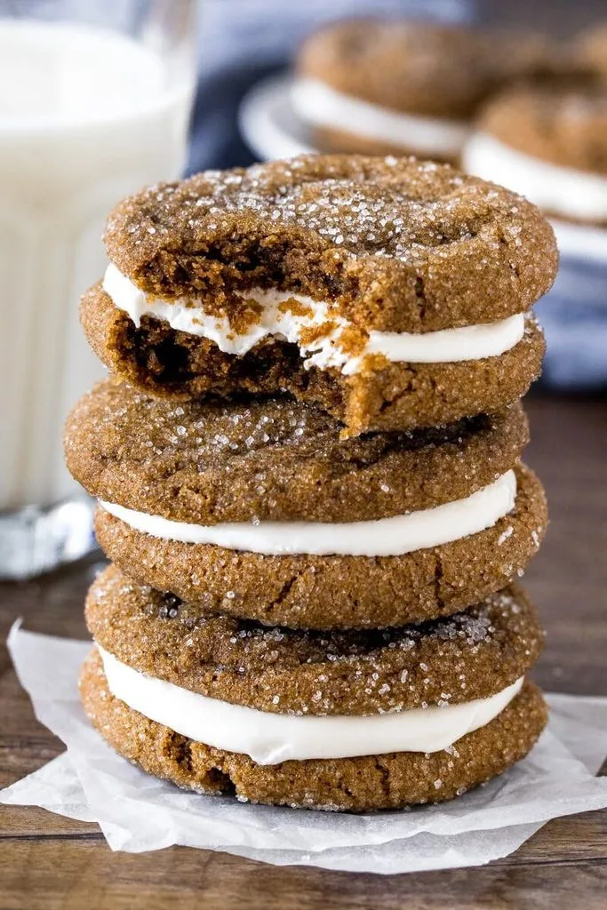 Gingerbread Cream Pies Recipe 1 Gingerbread Cream Pies
