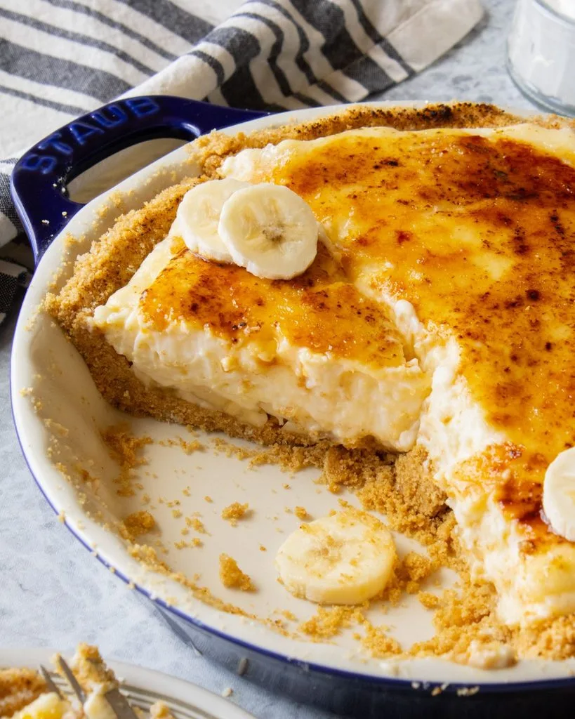 Banana Pudding Crème Brûlée Pie Recipe 2 Banana Pudding Crème Brûlée Pie