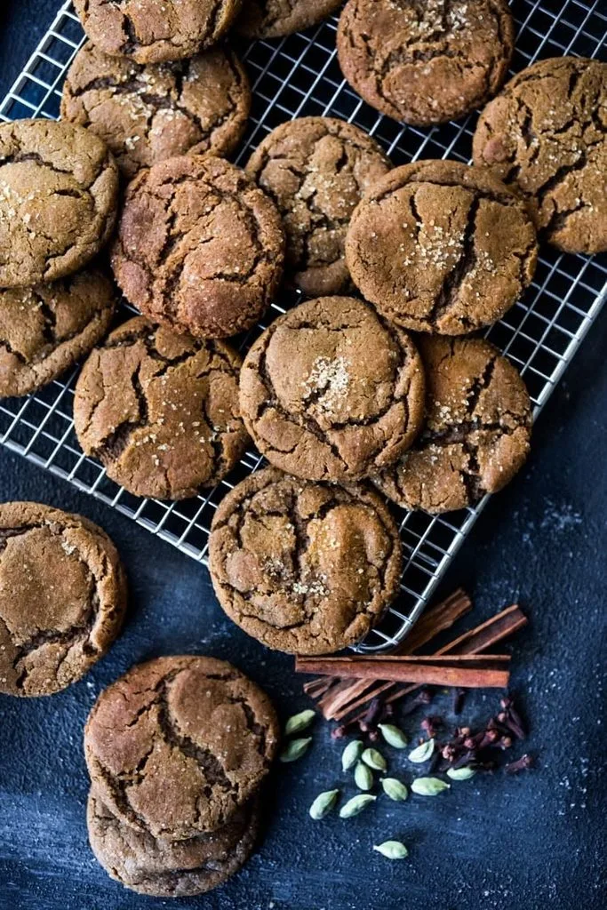 Chewy Spicy Chai Molasses Cookies Recipe 2 Chewy Spicy Chai Molasses Cookies