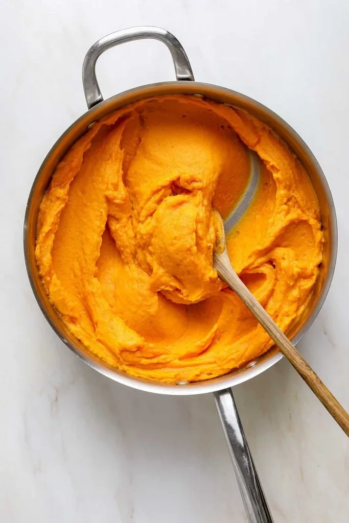 Maple Mascarpone Whipped Sweet Potatoes