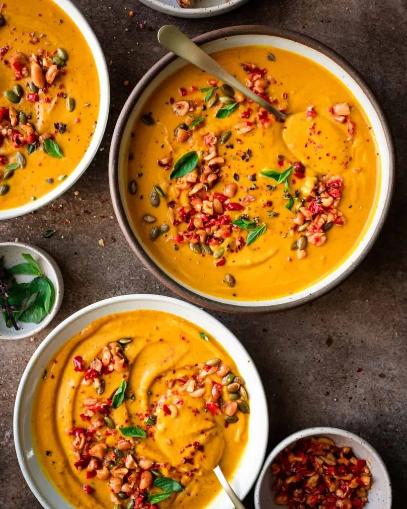 Spicy Thai Coconut Pumpkin Soup Recipe 1 Spicy Thai Coconut Pumpkin Soup Recipe