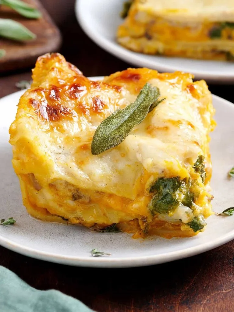 Butternut Squash and Spinach Lasagna Recipe 1 Butternut Squash and Spinach Lasagna