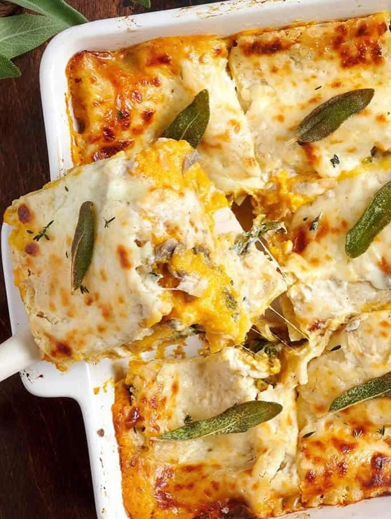 Butternut Squash and Spinach Lasagna Recipe 2 Butternut Squash and Spinach Lasagna