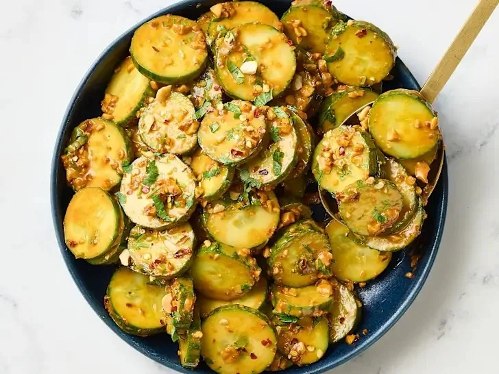 Peanut Cucumber Salad Recipe 1 Peanut Cucumber Salad