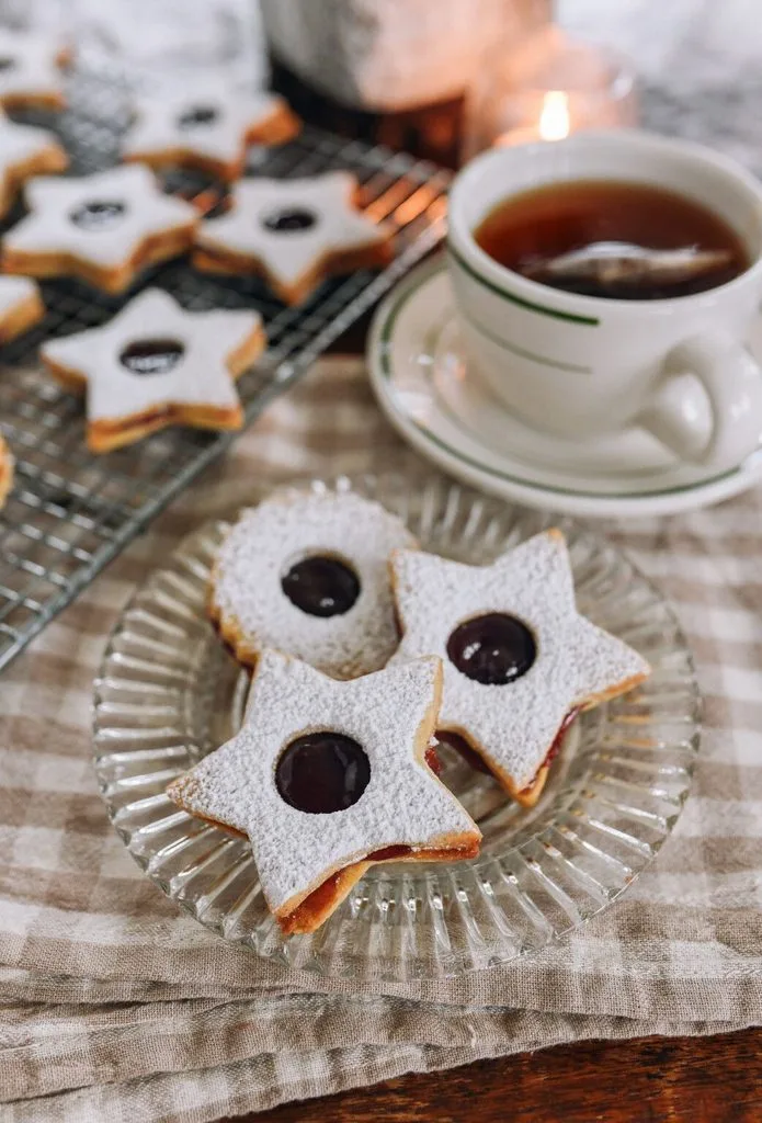 Chocolate Chai Linzer Cookies Recipe 3 Chocolate Chai Linzer Cookies Recipe