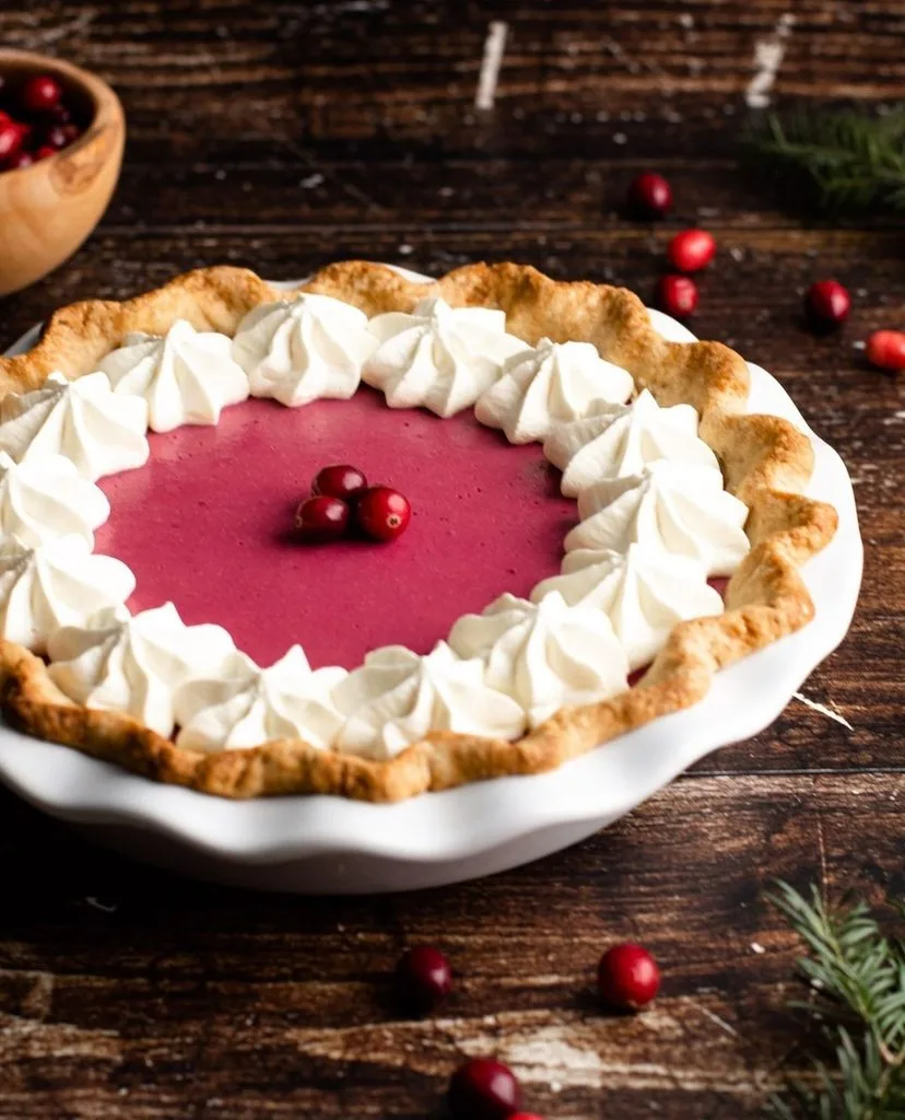 Cranberry Custard Pie Recipe 2 Cranberry Custard Pie