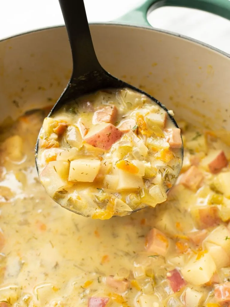 Chunky Potato Dill Soup Recipe