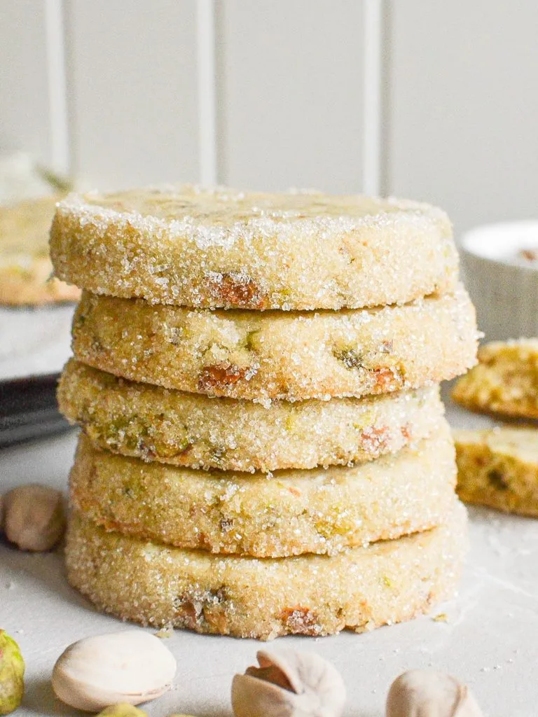 Pistachio Shortbread Cookies Recipe 1 Pistachio Shortbread Cookies