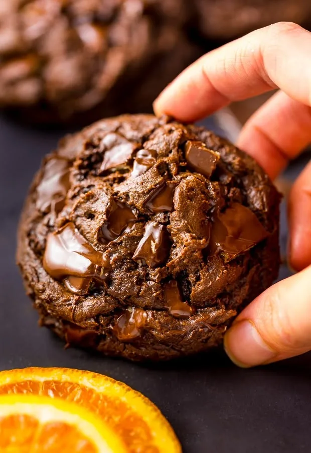 Chocolate Orange Brownie Cookies Recipe 1 Chocolate Orange Brownie Cookies