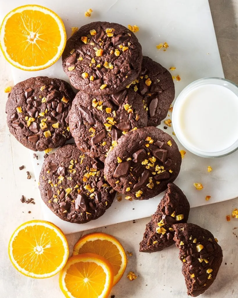 Chocolate Orange Brownie Cookies Recipe 2 Chocolate Orange Brownie Cookies