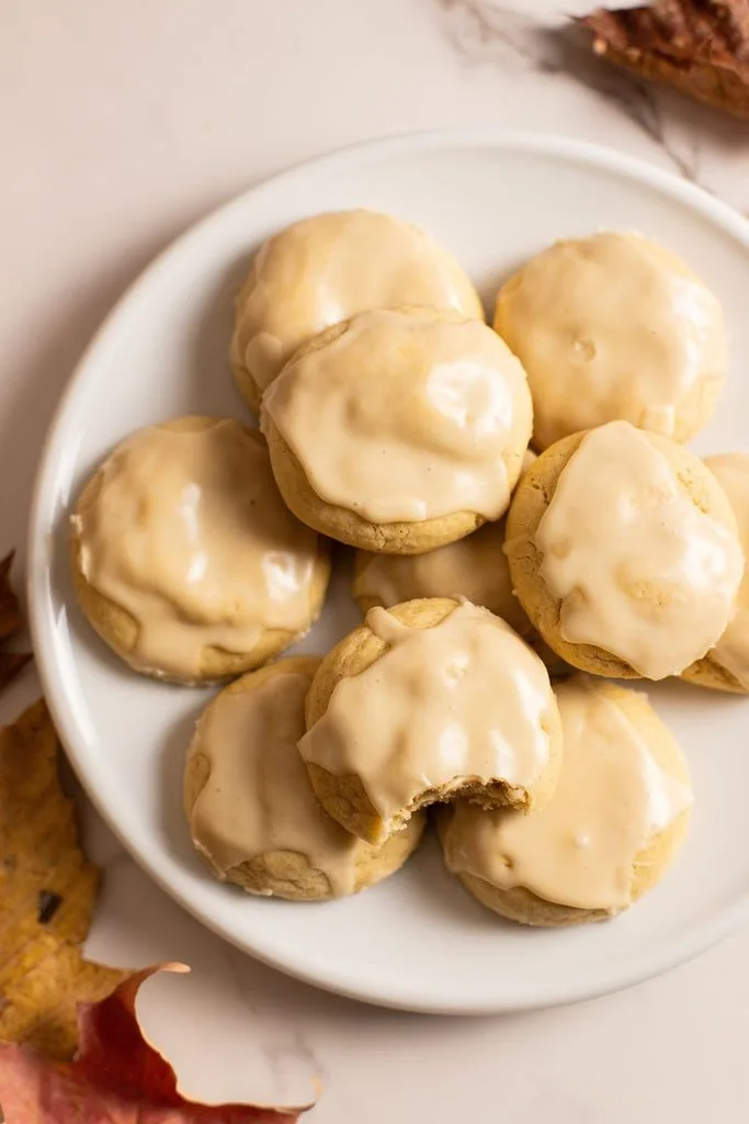 Soft Maple Cookies with Brown Butter Icing
