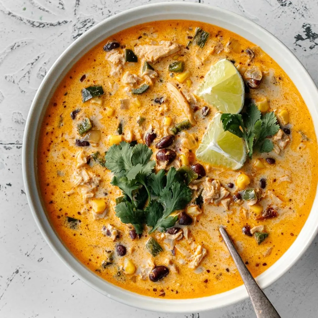 Chicken Poblano and Black Bean Soup Recipe 2 Chicken Poblano and Black Bean Soup Recipe