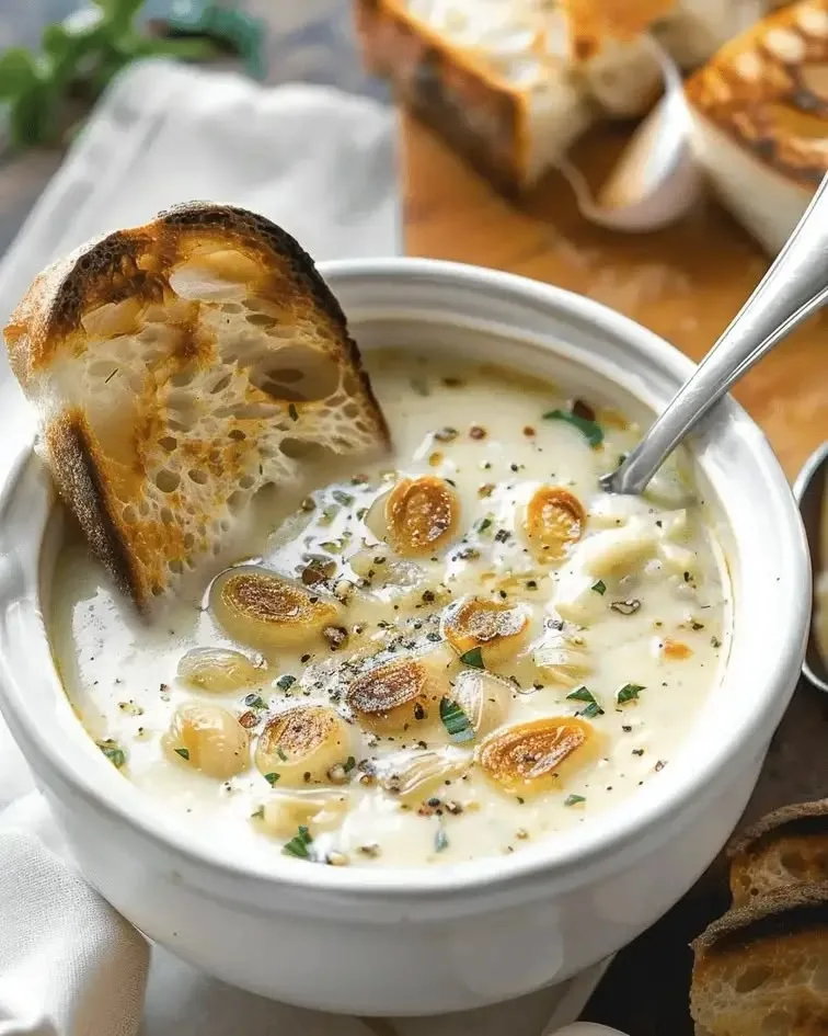 Country French Garlic Soup Recipe 3 Country French Garlic Soup