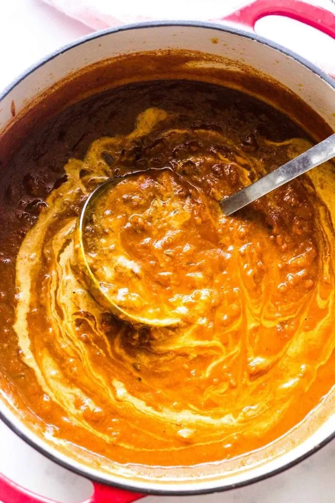 Spicy Chorizo Pumpkin Soup