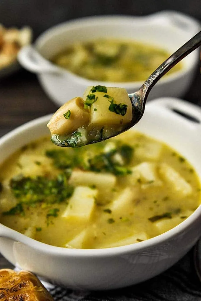 Hangover Cure Garlic Potato Soup Recipe 2 Hangover Cure Garlic Potato Soup