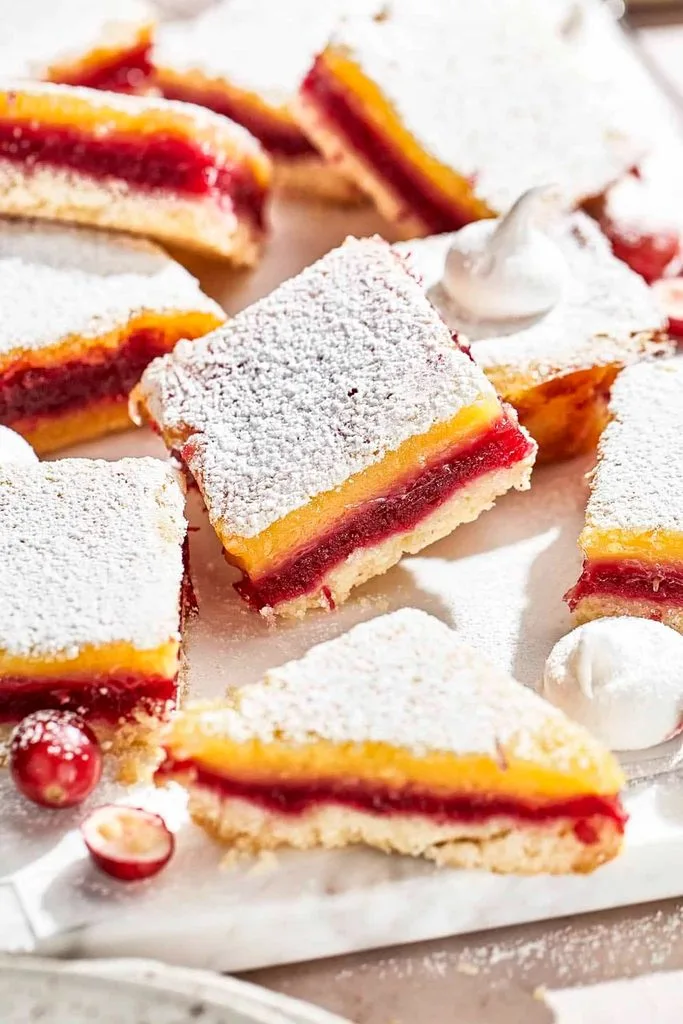 Cranberry Lemon Bars Recipe 2 Cranberry Lemon Bars