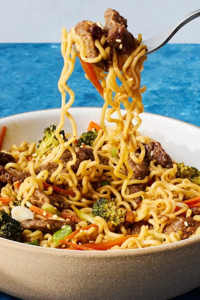 Mongolian Beef Ramen Bowl