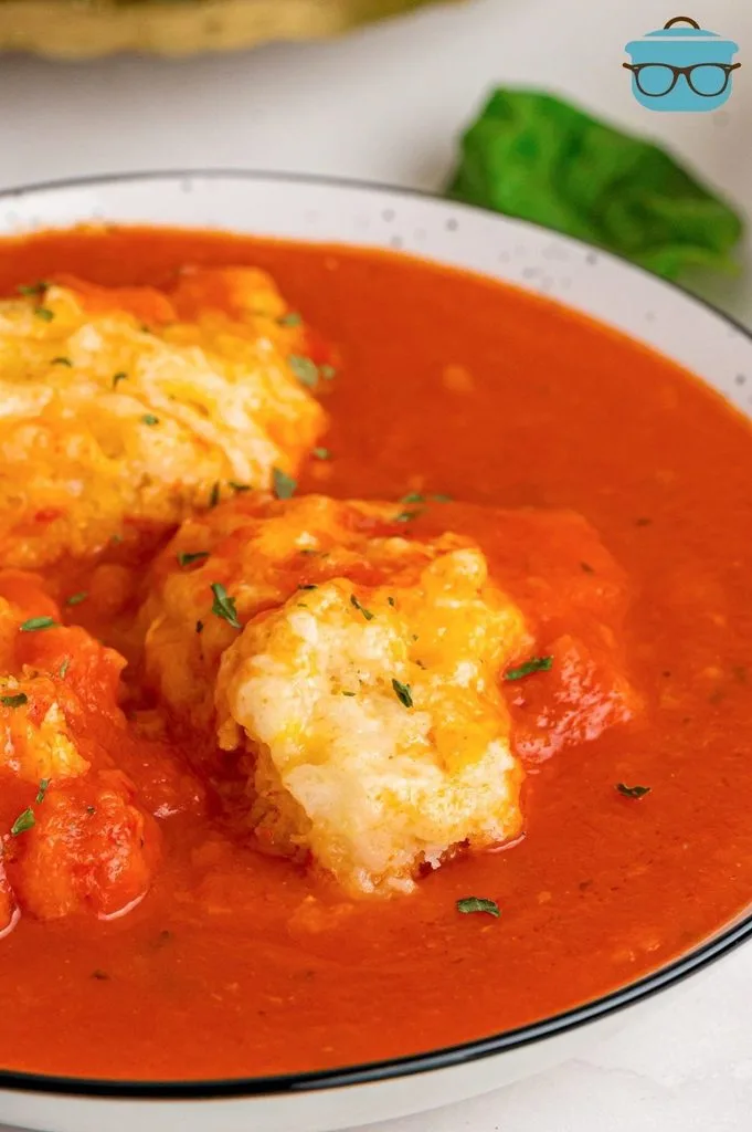 Tomato Soup with Cheddar Bay Dumplings Recipe 1 Tomato Soup with Cheddar Bay Dumplings