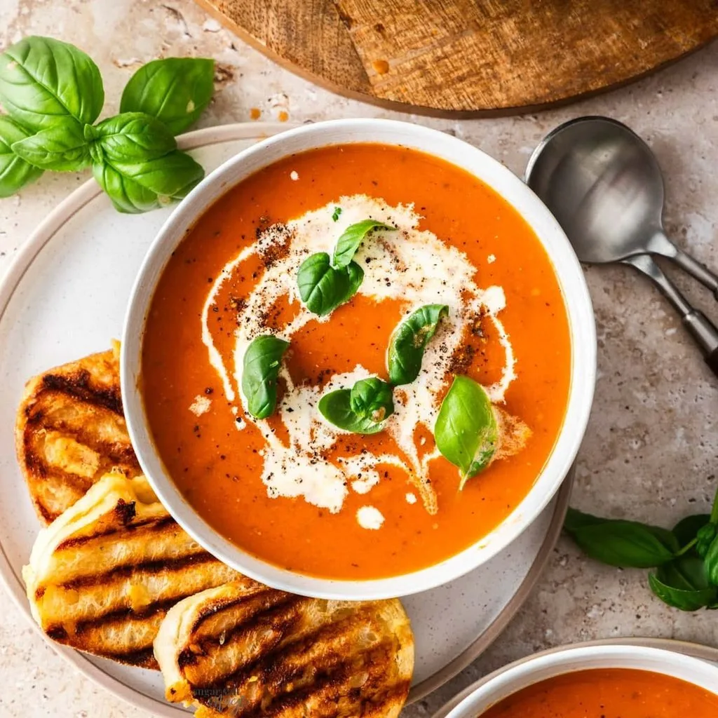 Roasted Garlic Tomato Soup Recipe 3 Roasted Garlic Tomato Soup