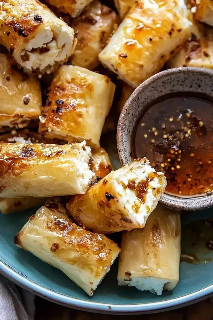 Chili Honey Feta Rolls