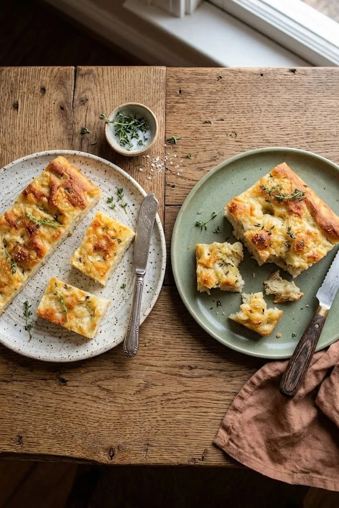 Gruyère & Thyme Fall Focaccia Recipe 1 Gruyère & Thyme Fall Focaccia