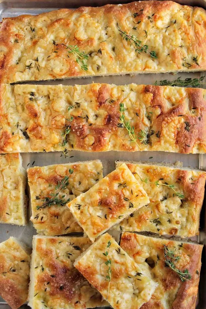 Gruyère & Thyme Fall Focaccia Recipe 2 Gruyère & Thyme Fall Focaccia