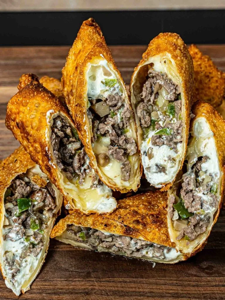 Philly Cheesesteak Egg Rolls 1 Philly Cheesesteak Egg Rolls
