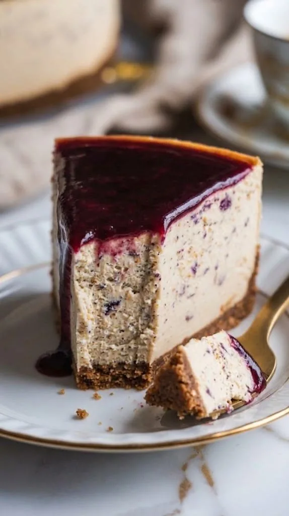 Mulberry & Earl Grey Cheesecake Recipe 1 Mulberry & Earl Grey Cheesecake