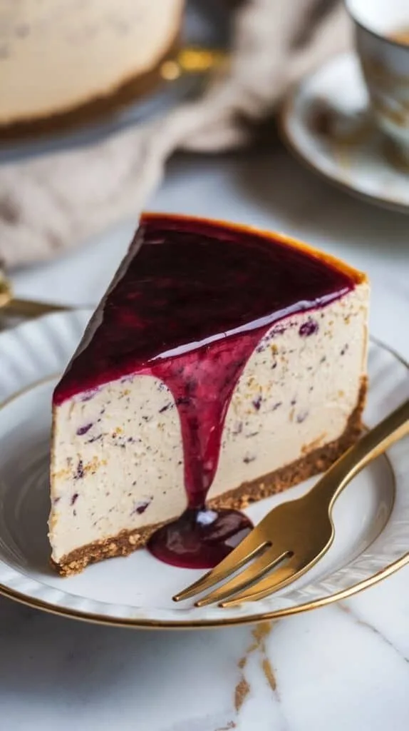 Mulberry & Earl Grey Cheesecake Recipe 3 Mulberry & Earl Grey Cheesecake