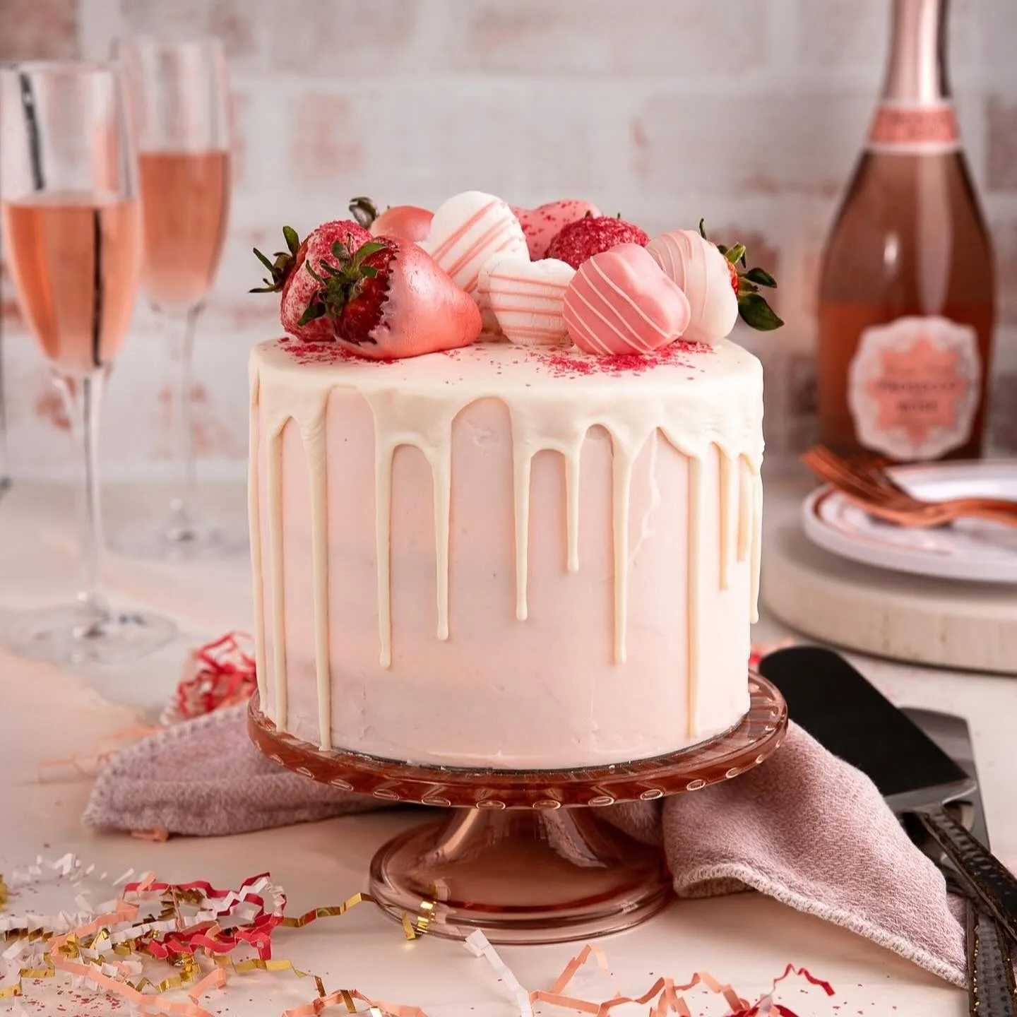 Pink Champagne Layer Cake Recipe 2 Pink Champagne Layer Cake