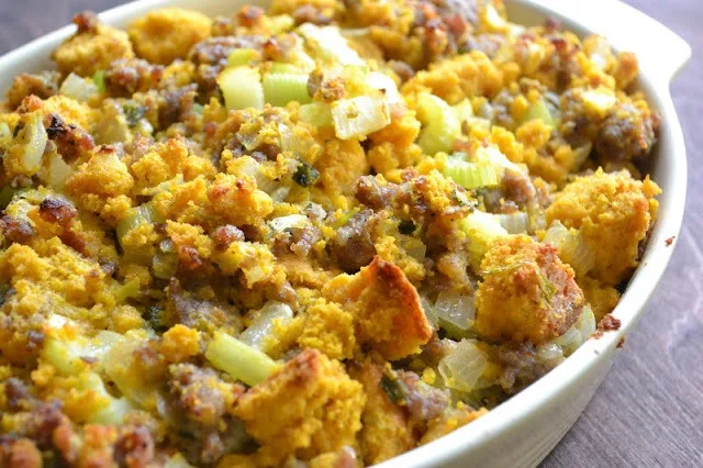 Pumpkin Cornbread Stuffing