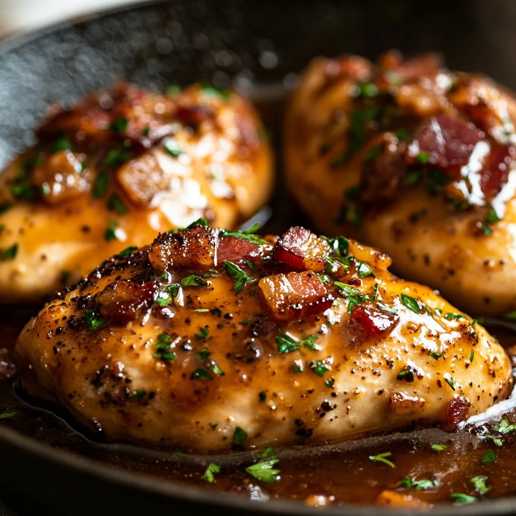 Maple Garlic Bacon Chicken