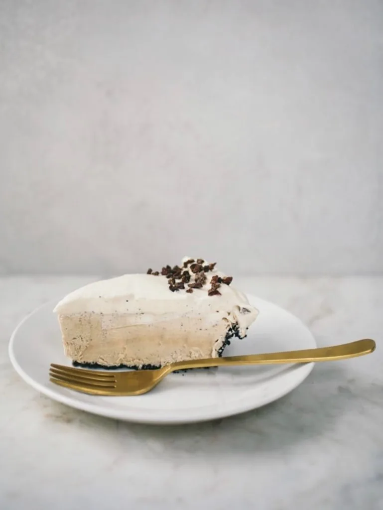 Caramel Coffee Cream Pie
