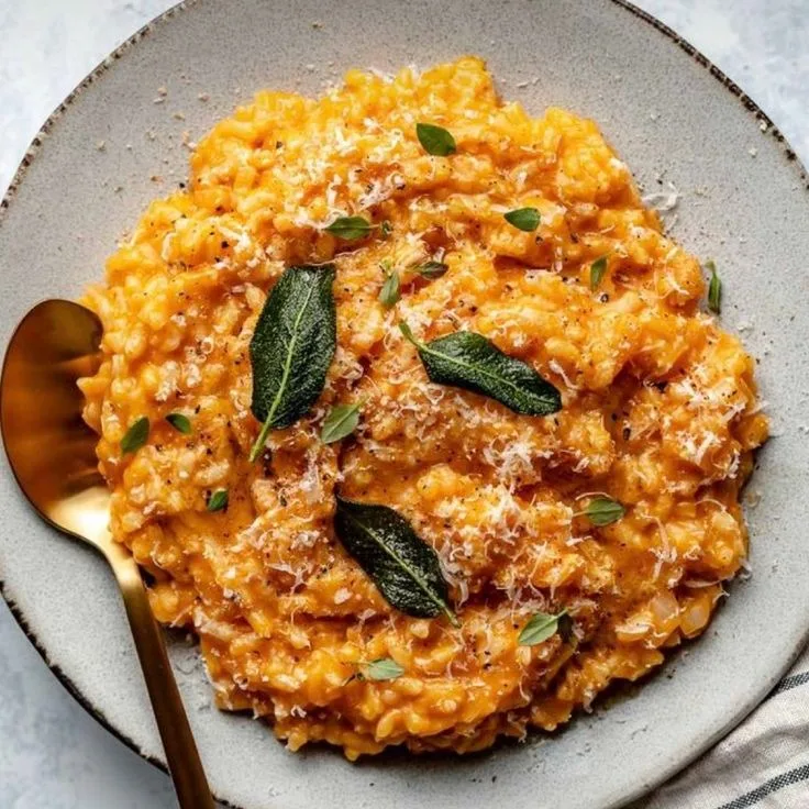 Bacon Pumpkin Parmesan Risotto Recipe 2 Bacon Pumpkin Parmesan Risotto Recipe