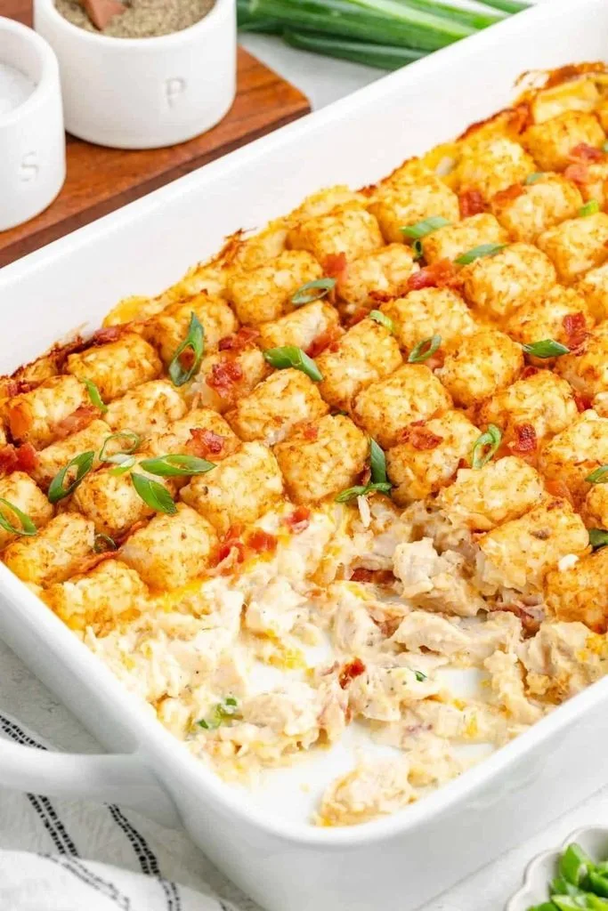 Chicken Bacon Ranch Tater Tot Casserole Recipe 5 Chicken Bacon Ranch Tater Tot Casserole