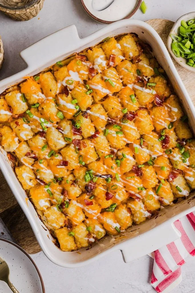 Chicken Bacon Ranch Tater Tot Casserole Recipe 6 Chicken Bacon Ranch Tater Tot Casserole