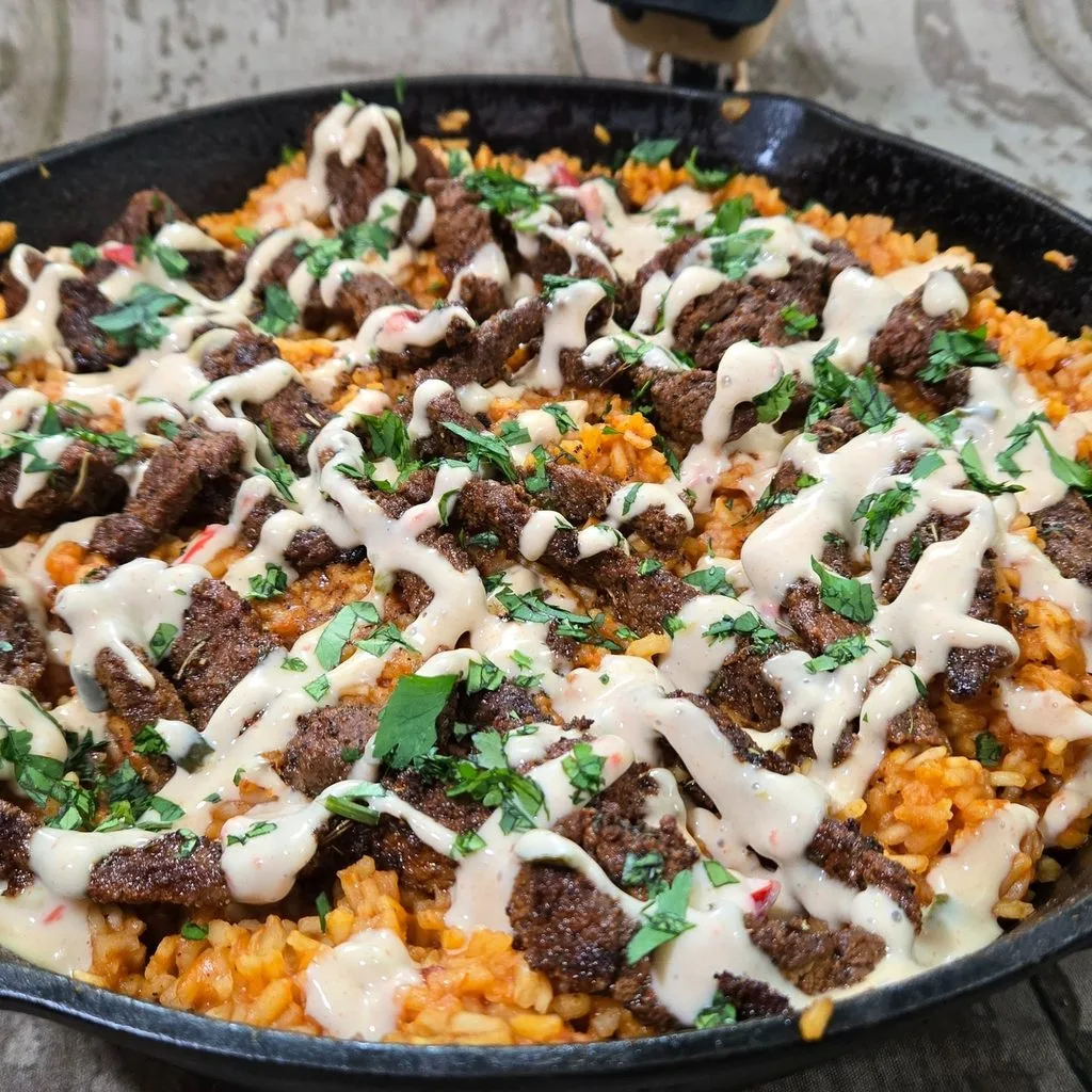 Steak Queso Rice Recipe 5 Steak Queso Rice