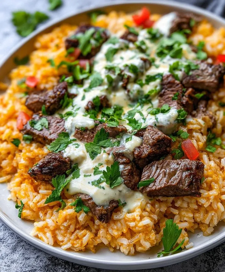 Steak Queso Rice Recipe 6 Steak Queso Rice