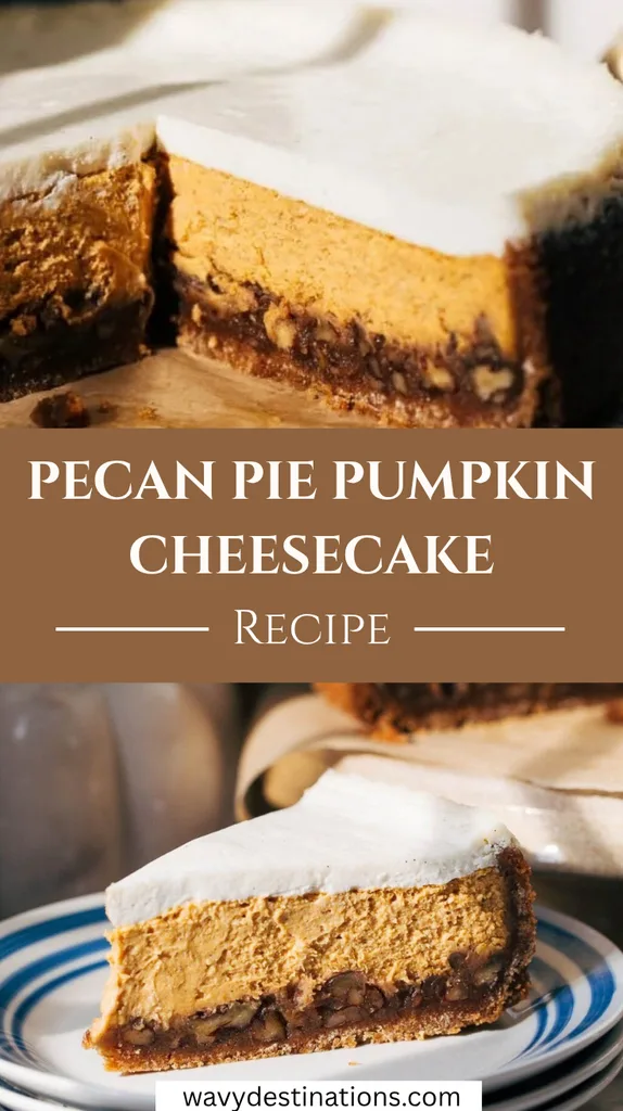 Pecan Pie Pumpkin Cheesecake Recipe 1 Pecan Pie Pumpkin Cheesecake