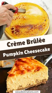 Crème Brûlée Pumpkin Cheesecake