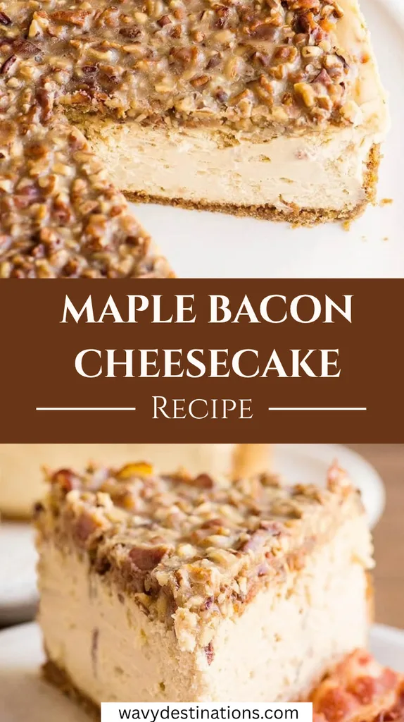 Maple Bacon Cheesecake Recipe