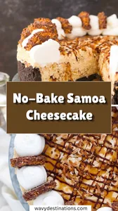 No-Bake Samoa Cheesecake Recipe