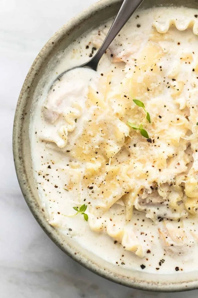 Creamy Chicken Lasagna Soup Recipe 2 Creamy Chicken Lasagna Soup Recipe