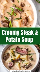 Creamy Steak & Potato Soup Recipe