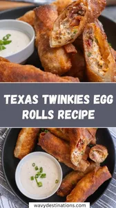 Texas Twinkies Egg Rolls Recipe