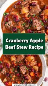 Cranberry Apple Beef Stew Recipe